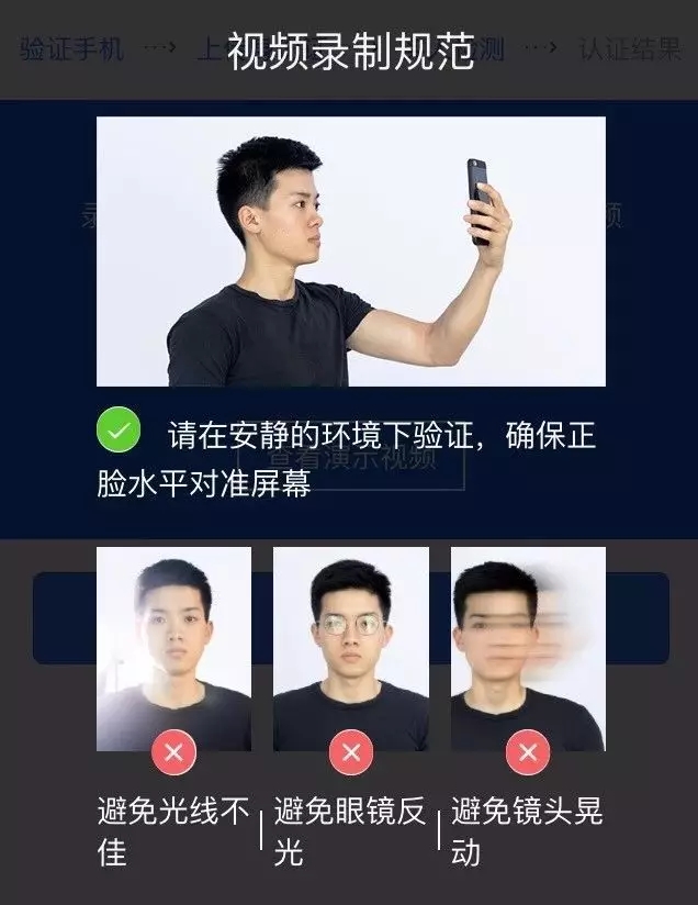 實名認證人臉識別